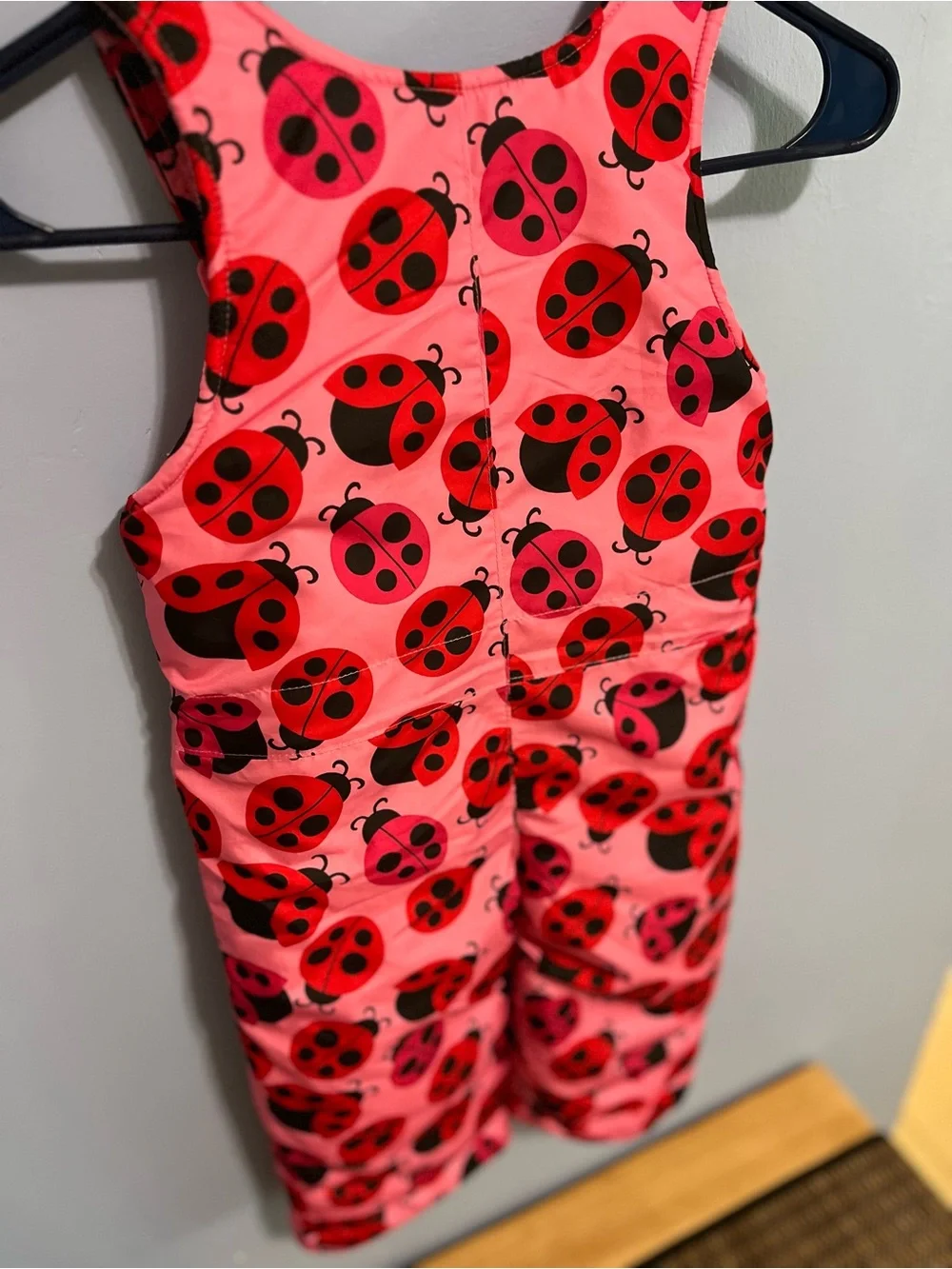 The Children's Place Pink Ladybug Puffer Jacket